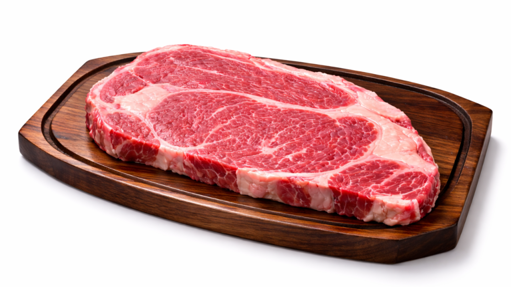 厚切りでボリューム満点のグランデステーキ
