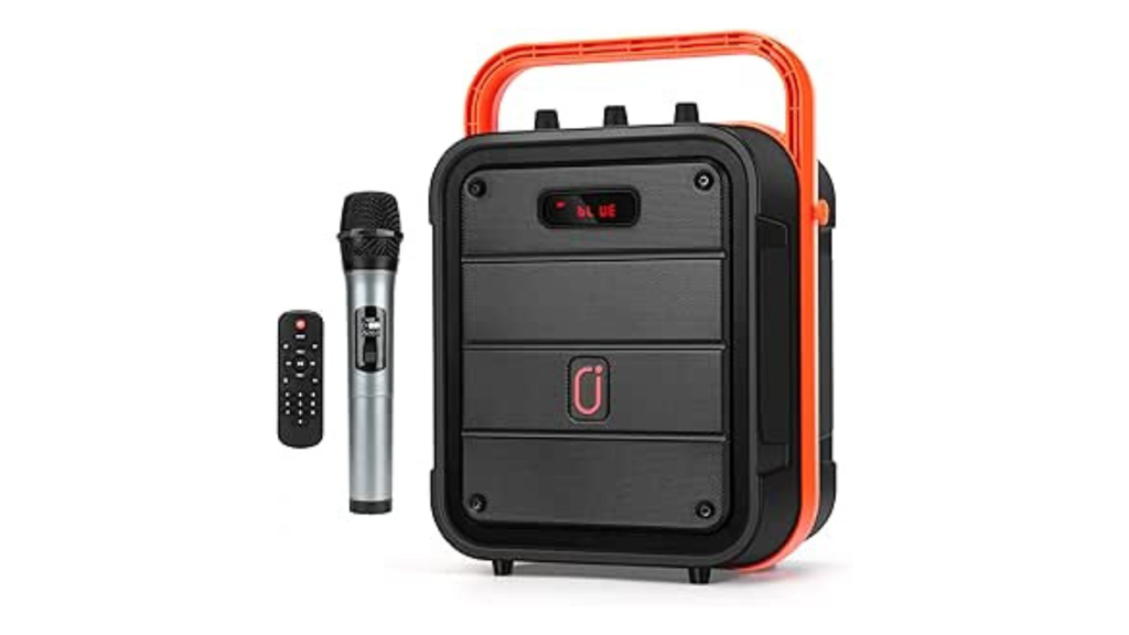 企業BBQイベントの進行用マイク・スピーカーセット